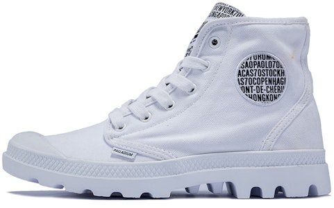 パラディウム パンパ ハイ 'バーサタイル ハイトップ キャンバス ホワイト' 72352-142-M Buy パラディウム パンパ ハイ 'バーサタイル ハイトップ キャンバス ホワイト' 72352-142-M