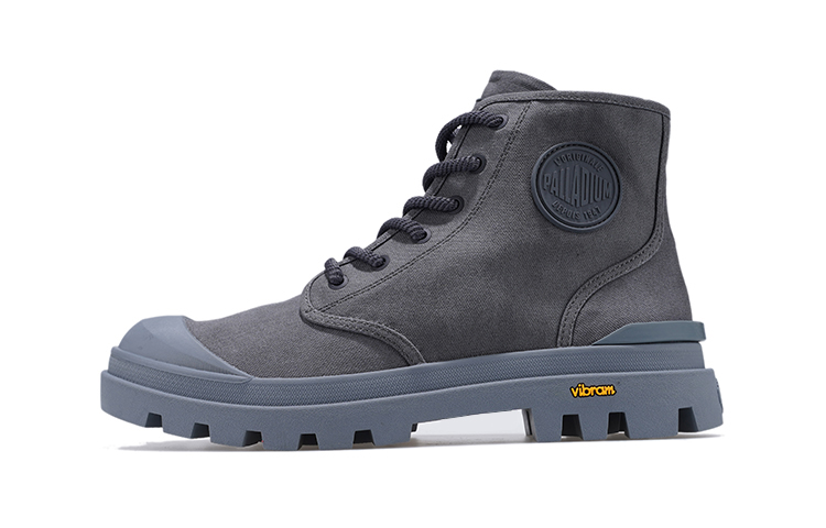Palladium Pampa Hi 'Vintage Washed Shadow Grey'