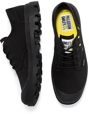 팔라디움 팜파 하이 블랙 "스마일 캠페인" 77080-008-M Shop 팔라디움 팜파 하이 블랙 "스마일 캠페인" 77080-008-M