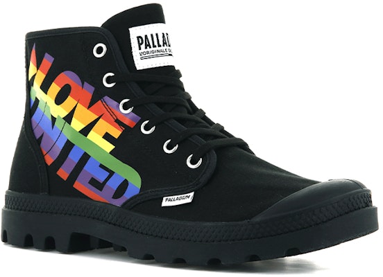 Palladium Pampa Hi Black 'Pride Rainbow' 77081-008-M Order Palladium Pampa Hi Black 'Pride Rainbow' 77081-008-M