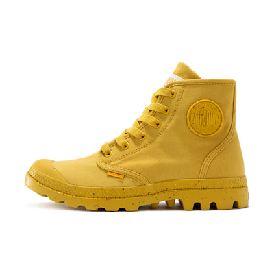 Palladium Pampa Hi Canvas High-Top 'Mustard Yellow'