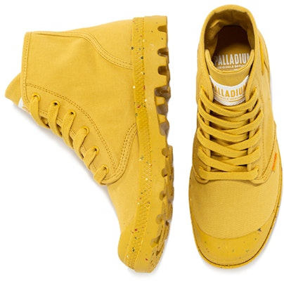 Palladium Pampa Hi Canvas High-Top 'Mustard Yellow' 77294-730-M Shop Palladium Pampa Hi Canvas High-Top 'Mustard Yellow' 77294-730-M