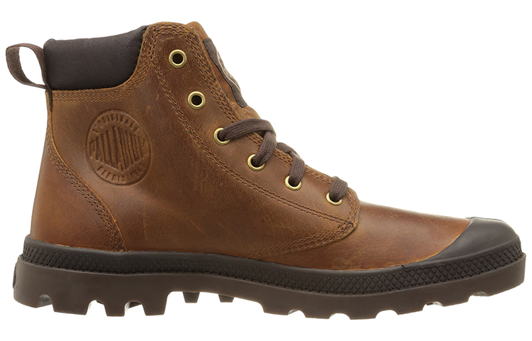 Palladium Pampa Hi Cuff Lea 'Light Brown' 圖 2
