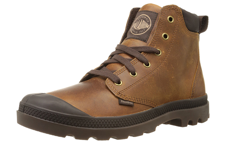 Palladium Pampa Hi Cuff Lea 'Light Brown' 圖 3