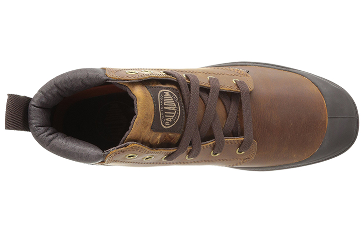 Palladium Pampa Hi Cuff Lea 'Light Brown' 圖 4