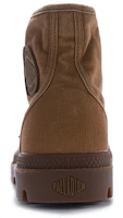 Shop Palladium Pampa Hi CVS 'Kanvas Coklat' 02352-209-M