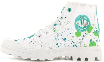Palladium Pampa Hi Explore 'White Green' 77051-116-M Palladium Pampa Hi Explore 'White Green' 77051-116-M