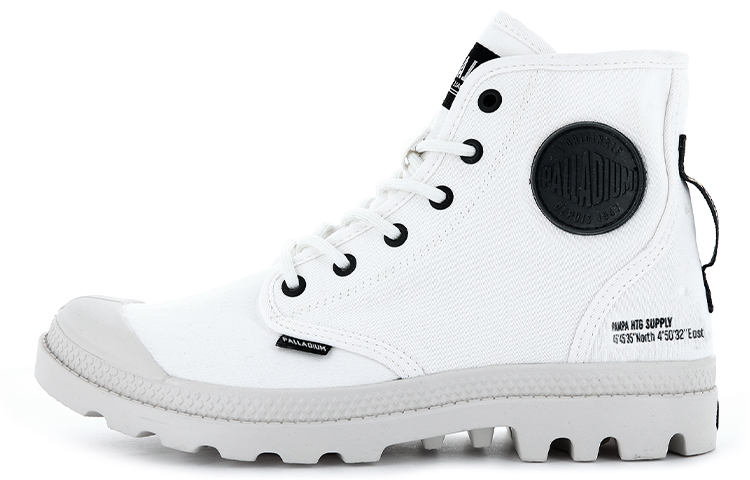 Palladium Pampa Hi Htg Supply 'Simple Fashion High-Top Canvas White' 77356-116-M