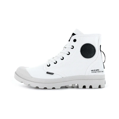 Palladium Pampa Hi Htg Supply 'Simple Fashion High-Top Canvas White'