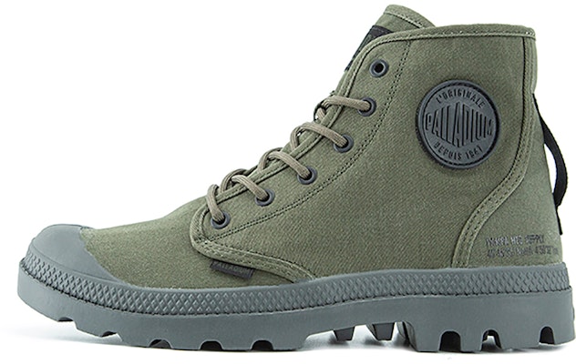 Palladium Pampa Hi HTG Supply 'Simplified Style Dark Olive Green' 77356-325-M Buy Palladium Pampa Hi HTG Supply 'Simplified Style Dark Olive Green' 77356-325-M