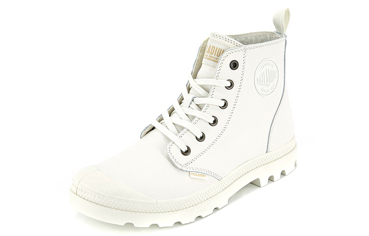 Order 팔라디움 팜파 하이 레더 스무스 '라이트 화이트' 77805-187-M