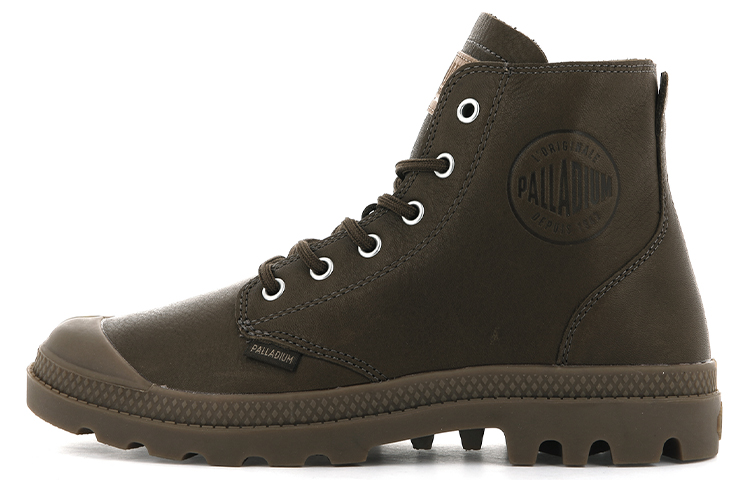 Palladium Pampa Hi Leather Ul 'Dark Brown' 75750-250-M