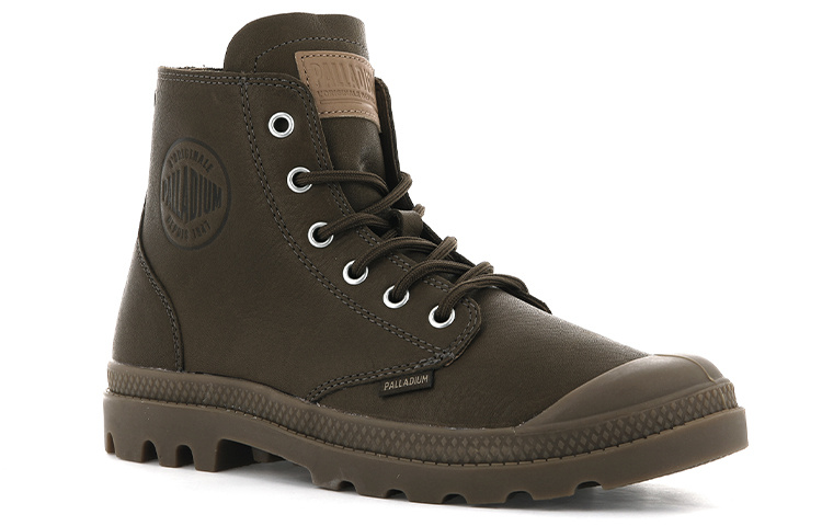Lookbook Palladium Pampa Hi Leather Ul 'Marrón Oscuro' 75750-250-M