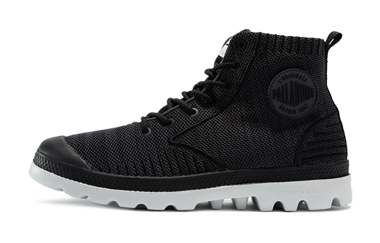 Palladium Pampa Hi Liteevoknit 'Black Canvas' 76650-014-M
