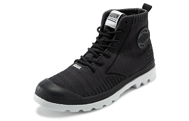 Lookbook Palladium Pampa Hi Liteevoknit ''Schwarzes Canvas'' 76650-014-M