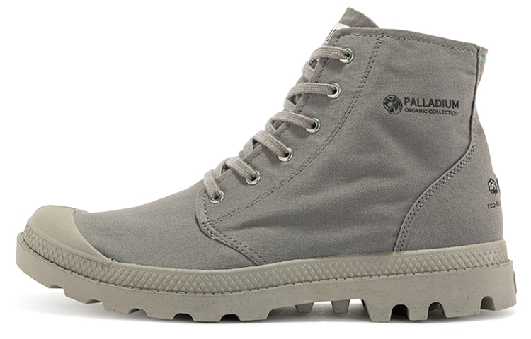 Palladium Pampa Hi Organic 'Flannel Grey' 77100-071-M