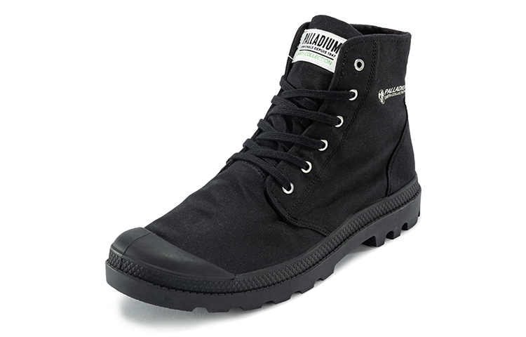 Order Palladium Pampa Hi Organic II 'Kanvas Hitam' 77100-008-M