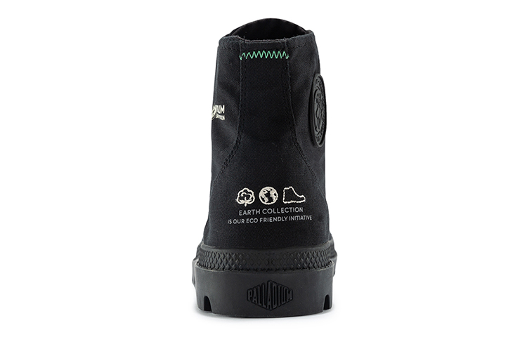 Lookbook Palladium Pampa Hi Organic II 'Kanvas Hitam' 77100-008-M