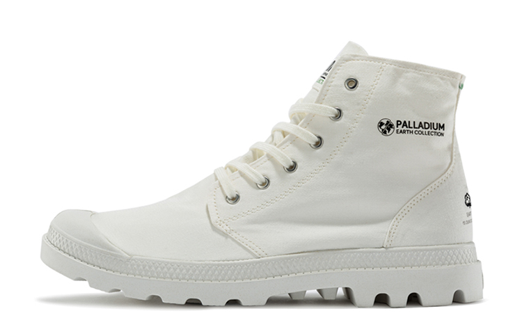Buy Palladium Pampa Hi Organic II ''Wit Canvas'' 77100-116-M