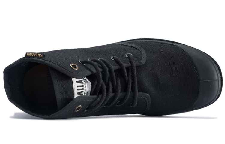 Lookbook Palladium Pampa Hi Originale Wx 潮流百搭 高筒休閒帆布鞋 黑色