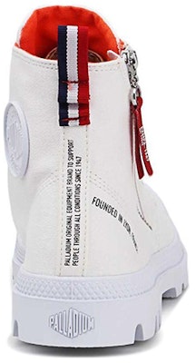 Palladium Pampa Hi Outzip 'White Canvas' 77023-116-M Details for Palladium Pampa Hi Outzip 'White Canvas' 77023-116-M