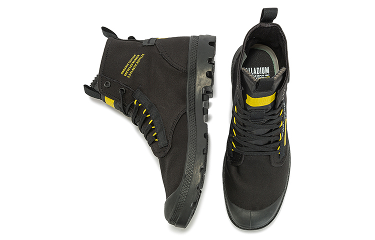 Shop Palladium Pampa Hi Re-Craft 'Ecológico Negro' 77220-008-M