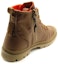 Shop Palladium Pampa Hi Seeker Lite 'Deep Brown' 77856-204-M