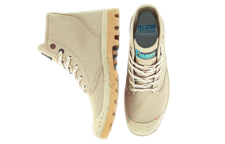 Lookbook Palladium Pampa Hi Storm 'Almond Pink' Rosa Almendra 77813-224-M