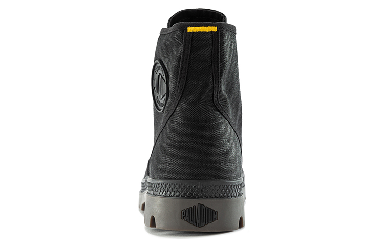 Lookbook Palladium Pampa Hi Wax 'Kanvas Hitam' 77222-008-M