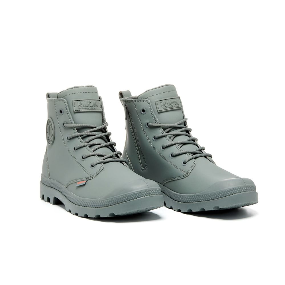 Details for Palladium PAMPA HI Z Coated WP+ Scarpe Casual Verde Agave 74069381