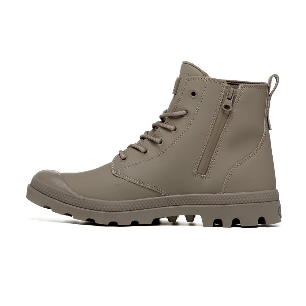 Shop Palladium PAMPA HI Z Coated WP+ Braun Freizeitschuhe 74069212