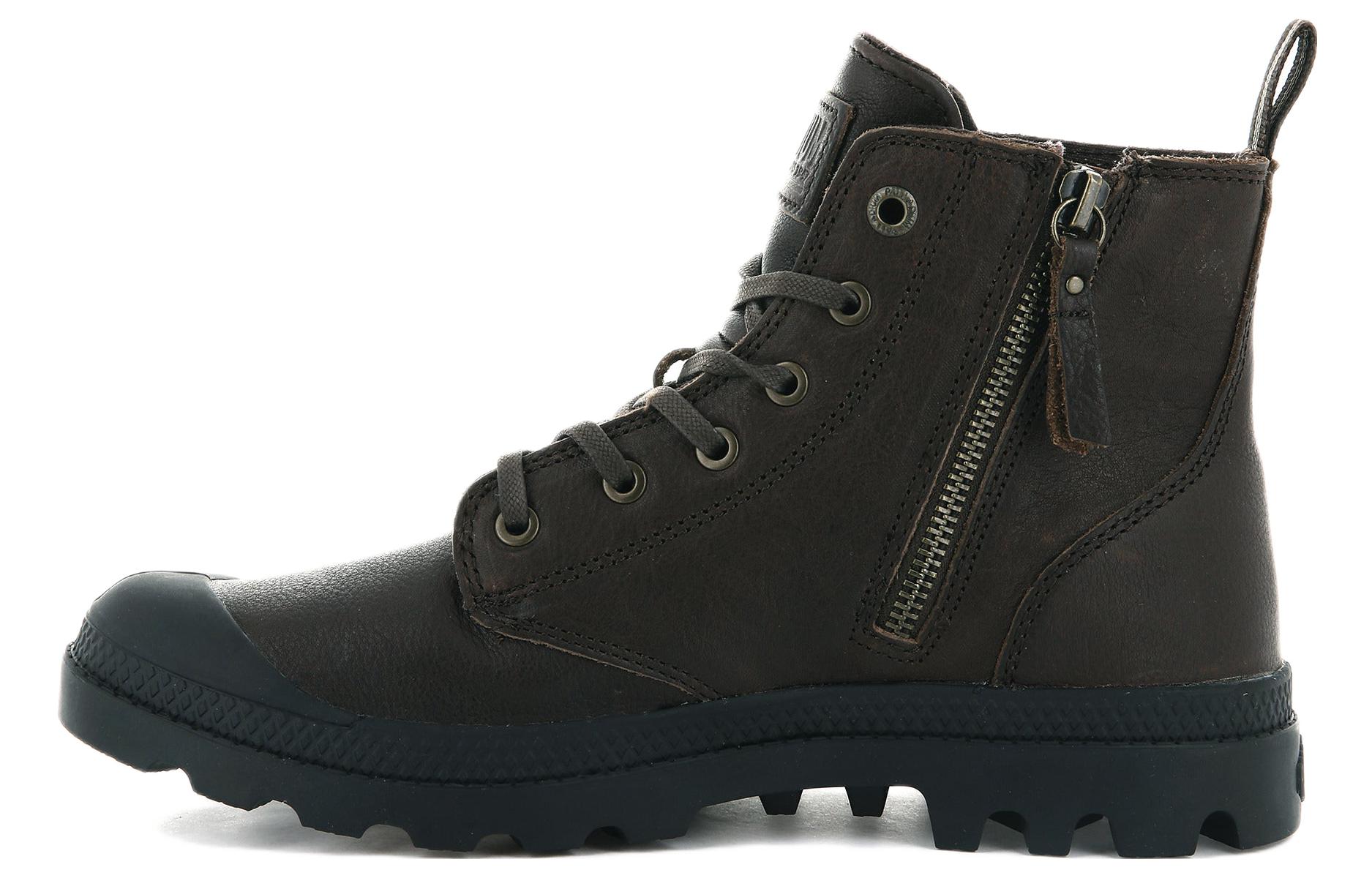 Palladium Pampa Hi Zip 'Brown' 76888-248-M