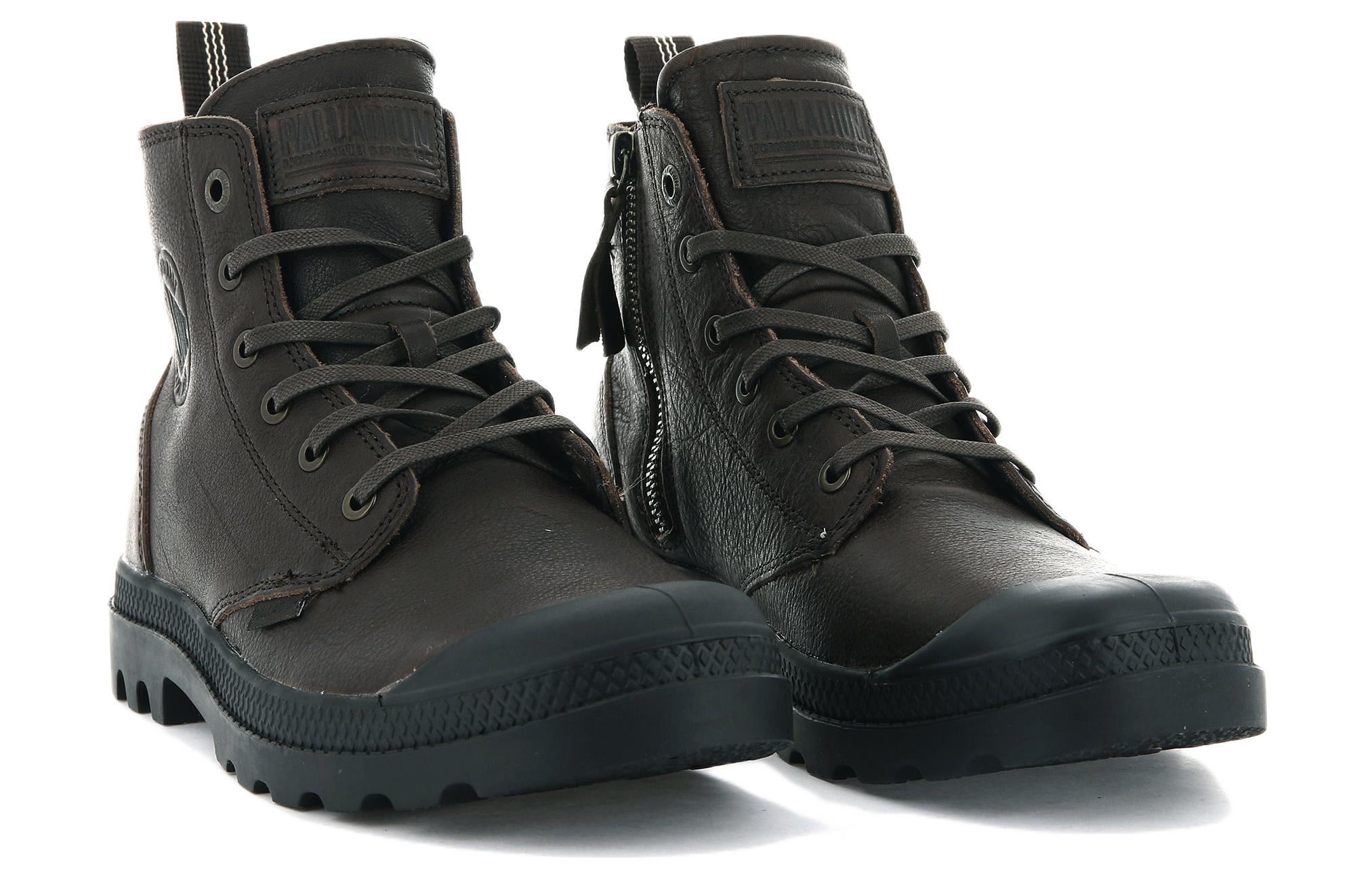 Lookbook 팔라디움 팜파 하이 지퍼 '브라운' 76888-248-M