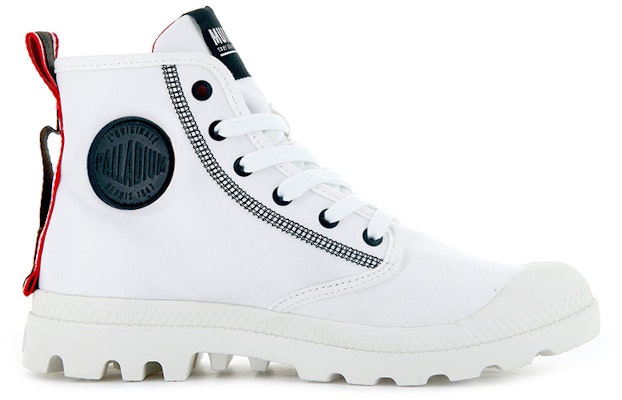Palladium Pampa High 'Dare 2 Survive White' 77215-116-M Order Palladium Pampa High 'Dare 2 Survive White' 77215-116-M