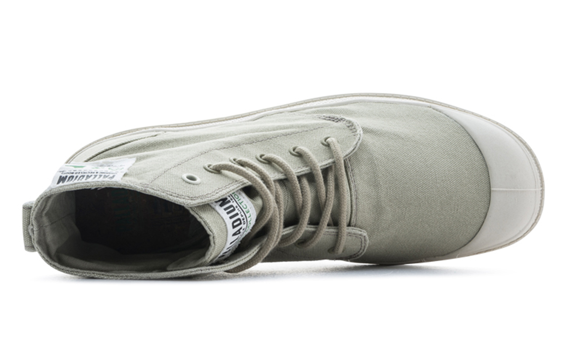 Lookbook Palladium Pampa High ''Canvas Verde Chiaro'' 76199-379-M
