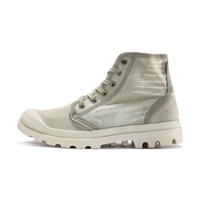 Palladium Pampa High 'Light Grey Canvas'