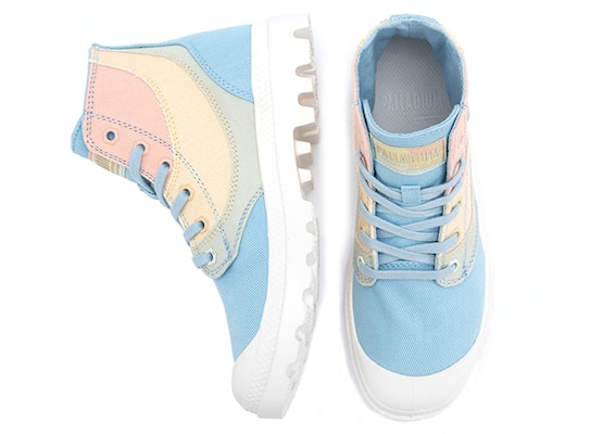 Palladium Pampa High 'Macaron Blue Pink' 77812-931-M Shop Palladium Pampa High 'Macaron Blue Pink' 77812-931-M