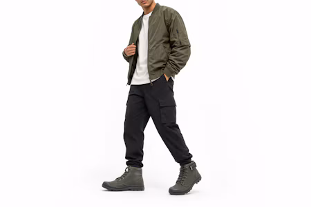 Order Palladium Pampa 系帶款 高筒帆布鞋 軍綠色