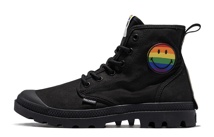 Palladium Pampa High 'Smiley Pride Black'