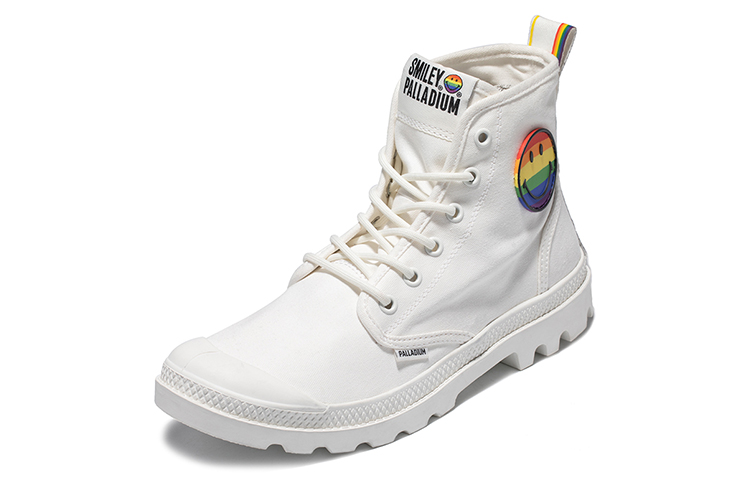 Order パラディウム パンパ ハイ "スマイリープライド ホワイト" 76879-116-M