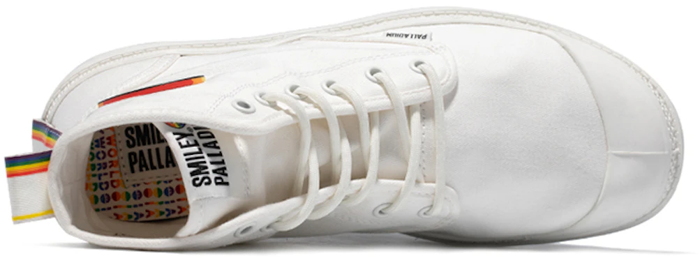 帕拉丁 Pampa 高帮 'Smiley Pride 白色' 靴 76879-116-M Shop 帕拉丁 Pampa 高帮 'Smiley Pride 白色' 靴 76879-116-M