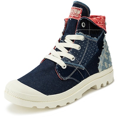 Palladium Pampa High 'Street Dance Cashew Flower - Dark Blue' 77283-408-M Order Palladium Pampa High 'Street Dance Cashew Flower - Dark Blue' 77283-408-M