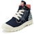 Palladium Pampa High 'Street Dance Cashew Flower - Dark Blue' 77283-408-M