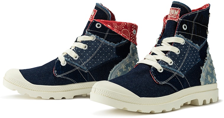 Palladium Pampa High 'Street Dance Cashew Flower - Dark Blue' 77283-408-M Lookbook Palladium Pampa High 'Street Dance Cashew Flower - Dark Blue' 77283-408-M