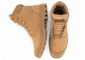 Palladium Pampa 高筒 '防水棕色皮革' 77316-252-M Shop Palladium Pampa 高筒 '防水棕色皮革' 77316-252-M