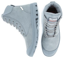 팔라디움 팜파 하이 '방수 플란넬 그레이' 77316-032-M Shop 팔라디움 팜파 하이 '방수 플란넬 그레이' 77316-032-M