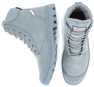 Palladium Pampa High 'Waterproof Flannel Abu-abu' 77316-032-M Shop Palladium Pampa High 'Waterproof Flannel Abu-abu' 77316-032-M