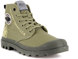 Palladium Pampa High Organic ''Aloe Green'' Kasut Tinggi Hijau Aloe. 77022-393-M Lookbook Palladium Pampa High Organic ''Aloe Green'' Kasut Tinggi Hijau Aloe. 77022-393-M