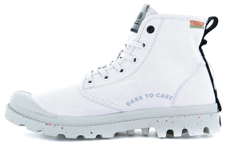 Palladium Pampa High Organic 'Metro White Canvas' 77022-129-M