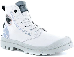 Lookbook Palladium Pampa High Organic ''Metro White Canvas'' Wit Canvas Schoenen 77022-129-M